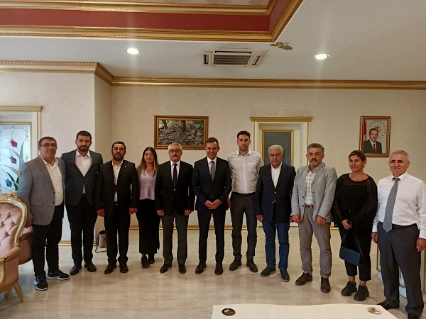 CHP Partisi İlçe Teşkilatından Hoş Geldin Ziyareti.