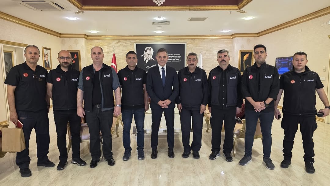 Aydın İli AFAD Ekipleri, Kaymakamımız Süleyman ÖZÇAKICI’yı Ziyaret Etti. 